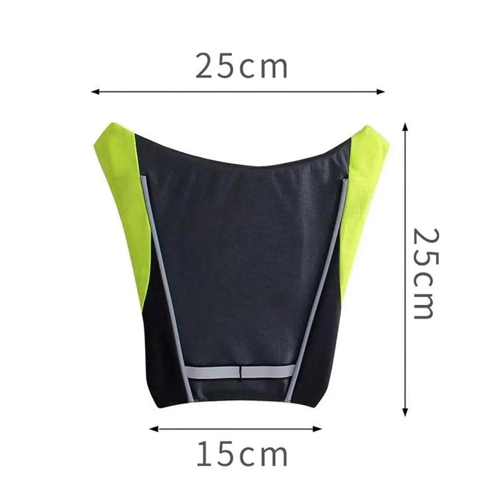 Gilet de Cyclisme avec Signal LED Sans Fil pour une Visibilité Optimale