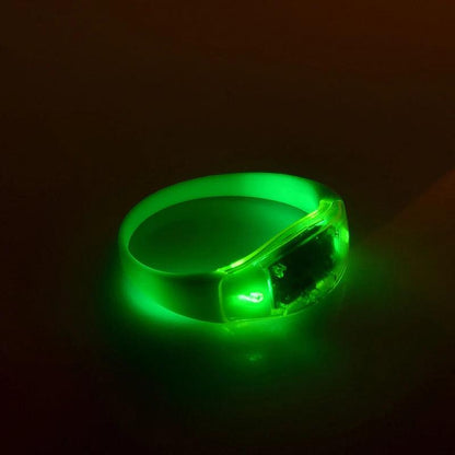 Bracelet Lumineux LED à Contrôle Vocal pour Boîte de Nuit et Fêtes - Variante