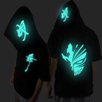 Sweat à Capuche Lumineux pour Hommes - Mode Fluo Phosphorescent