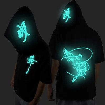 Sweat à Capuche Lumineux pour Hommes - Mode Fluo Phosphorescent