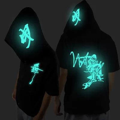 Sweat à Capuche Lumineux pour Hommes - Mode Fluo Phosphorescent