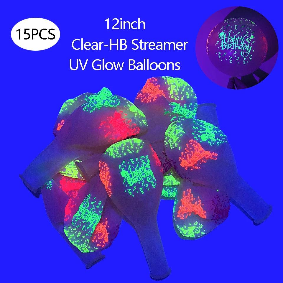 Pack d'Accessoires Fluorescents et Phosphorescents pour Fêtes et Événements - Variante