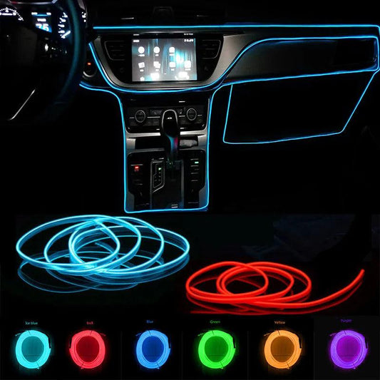 Lampe d'Atmosphère LED Néon pour Voiture - Créez une Ambiance Lumineuse et Colorée