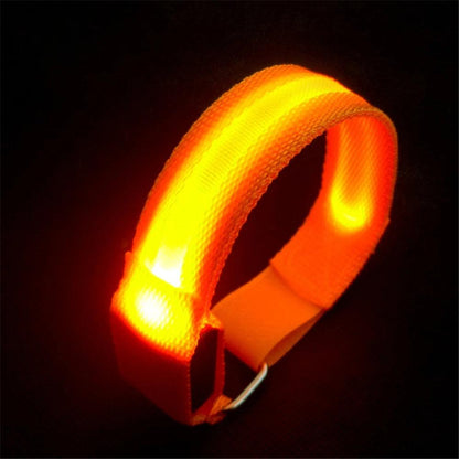 Bracelet de Course Lumineux LED à Charge USB avec Bande Réfléchissante - Variante