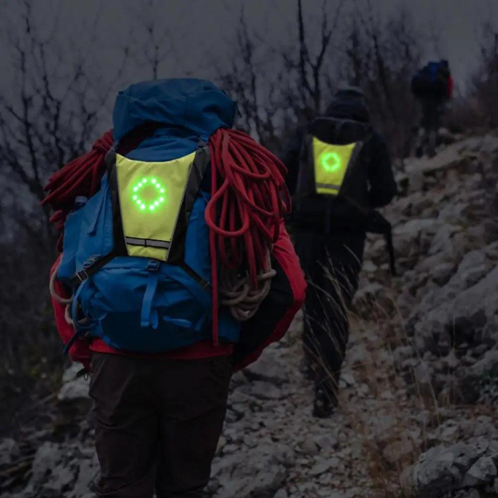 Veste de Signalisation LED pour Cyclistes - Sécurité Nocturne