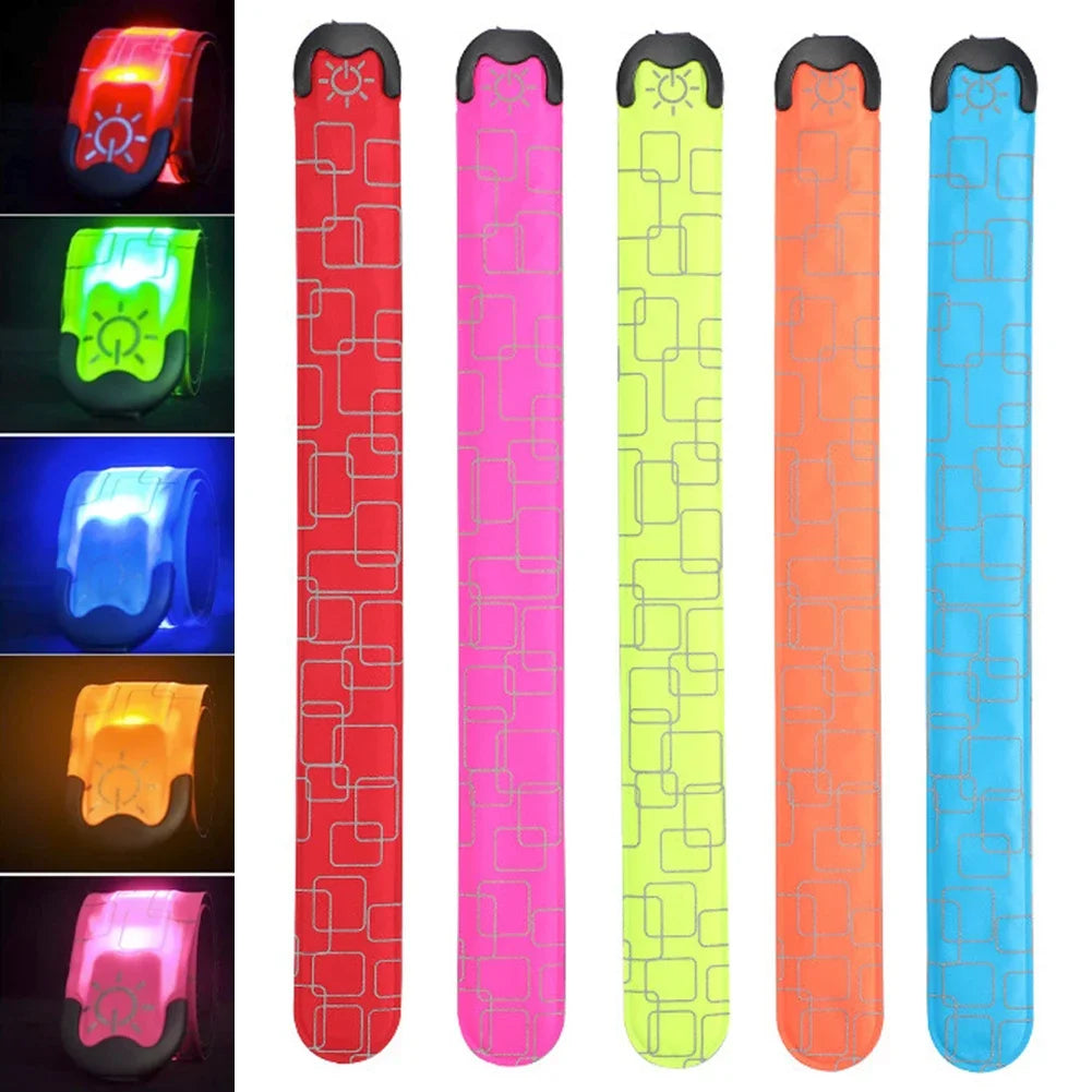 Bracelet LED Lumineux - Accessoire de Sécurité et Ambiance Festive