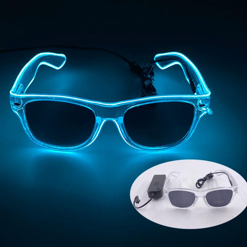 Lunettes LED Interactives pour Soirées et Performances Artistiques - Variante