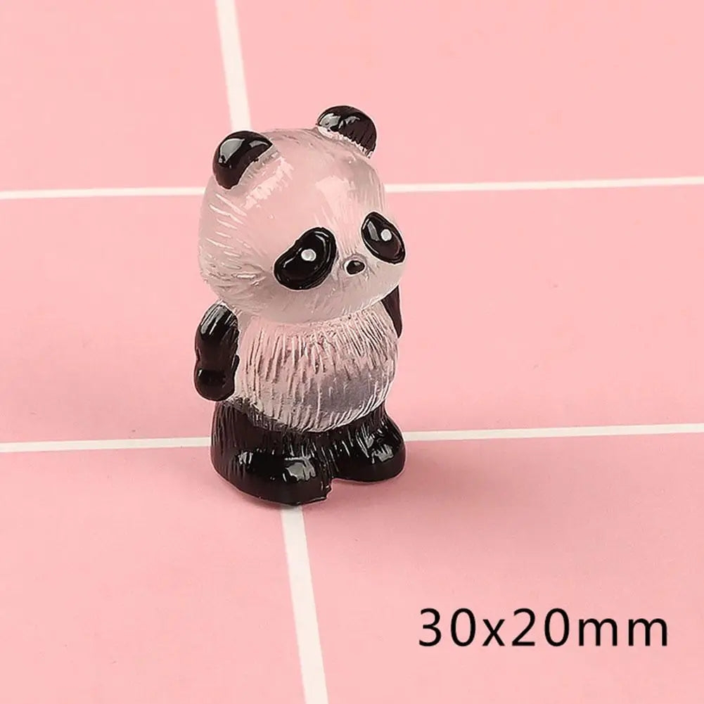 Pandas Lumineux en Résine - Accessoires de Décoration Lumineuse