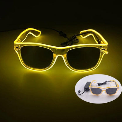 Lunettes LED Interactives pour Soirées et Performances Artistiques - Variante