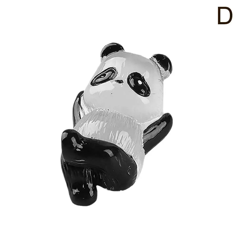 Pandas Lumineux en Résine - Accessoires de Décoration Lumineuse