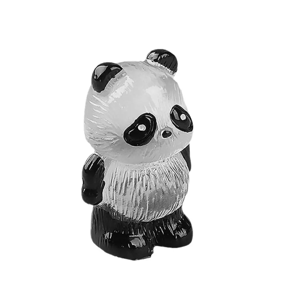 Pandas Lumineux en Résine - Accessoires de Décoration Lumineuse