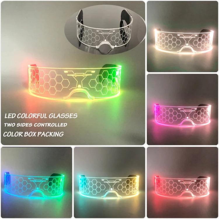 Lunettes Lumineuses LED - Accessoire de Fête Parfait - Variante