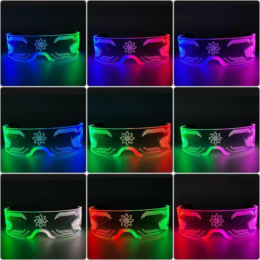 Lunettes LED Interactives pour Soirées et Performances Artistiques