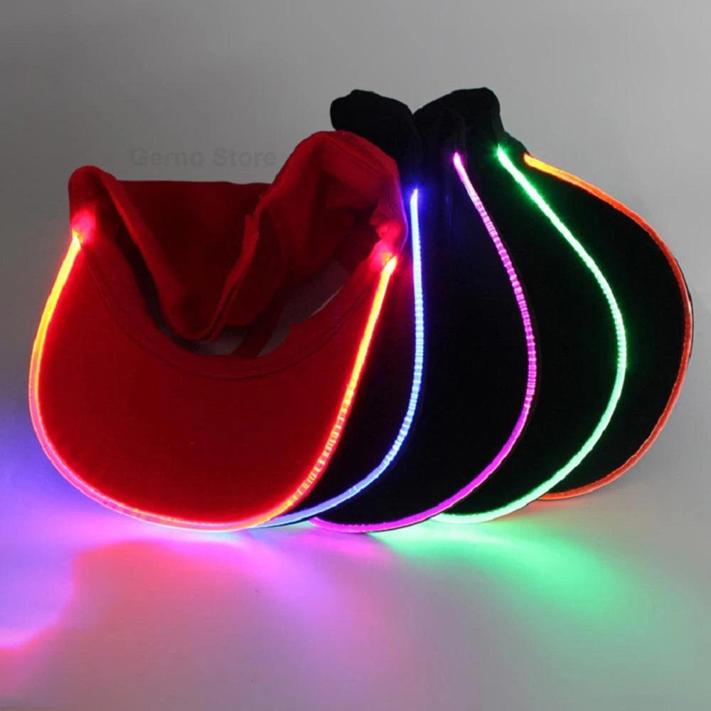 Casquette Lumineuse LED - Accessoire de Mode Lumineux pour Soirées et Festivals