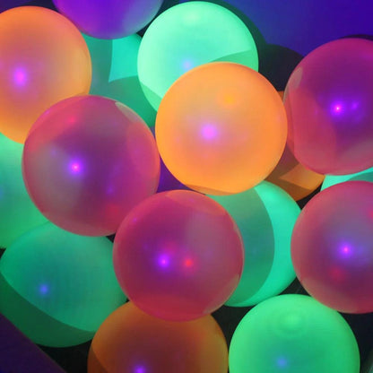 Ballons Réactifs UV pour Fêtes Fluorescentes