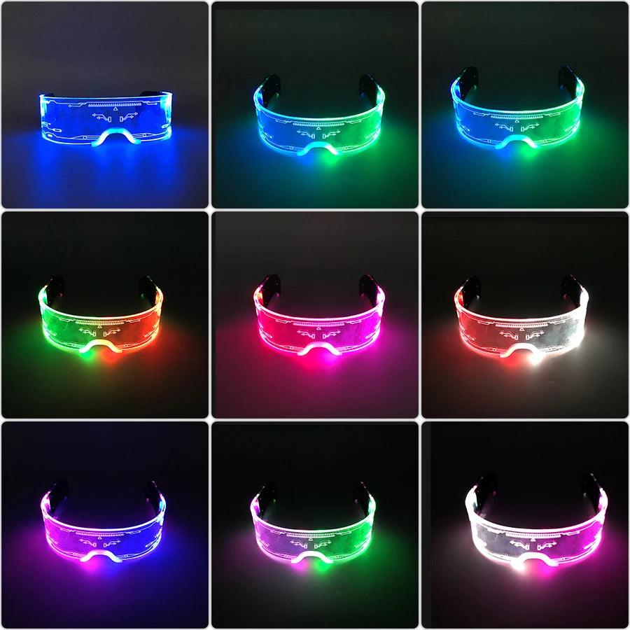 Lunettes LED Interactives pour Soirées et Performances Artistiques