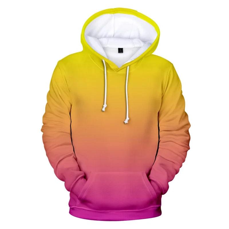 Sweat à Capuche Vert Fluo à Impression 3D - Variante