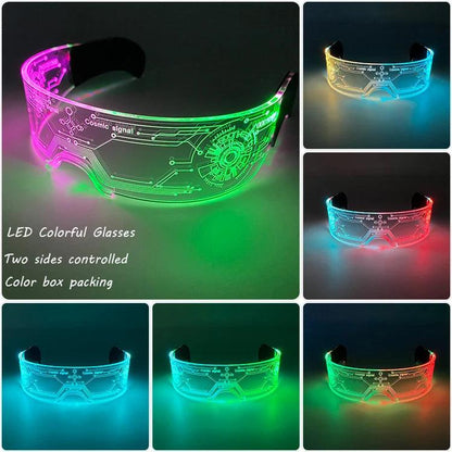 Lunettes Lumineuses LED - Accessoire de Fête Parfait - Variante