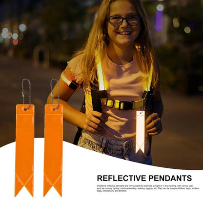 Pendentif Réfléchissant pour Enfants : Accessoire Fluorescent pour une Sécurité Optimale