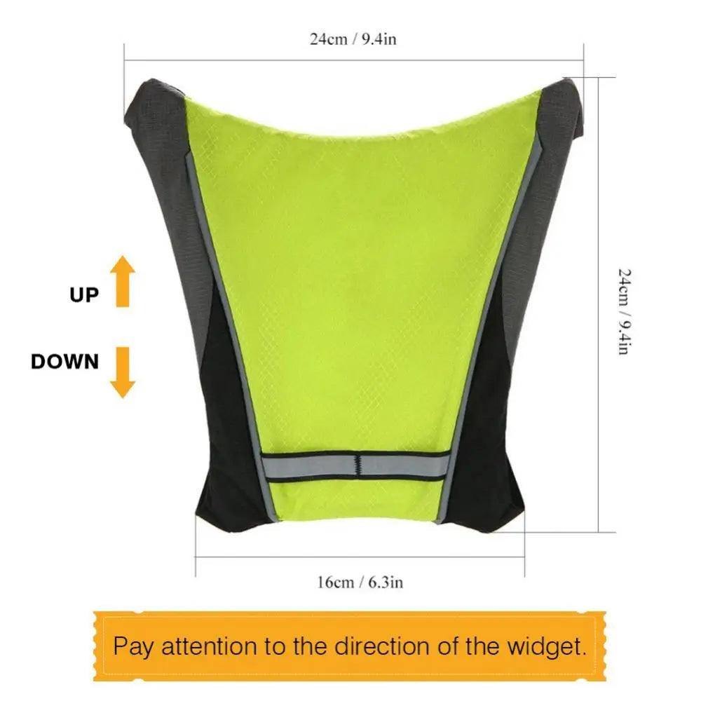 Veste de Signalisation LED pour Cyclistes - Sécurité Nocturne