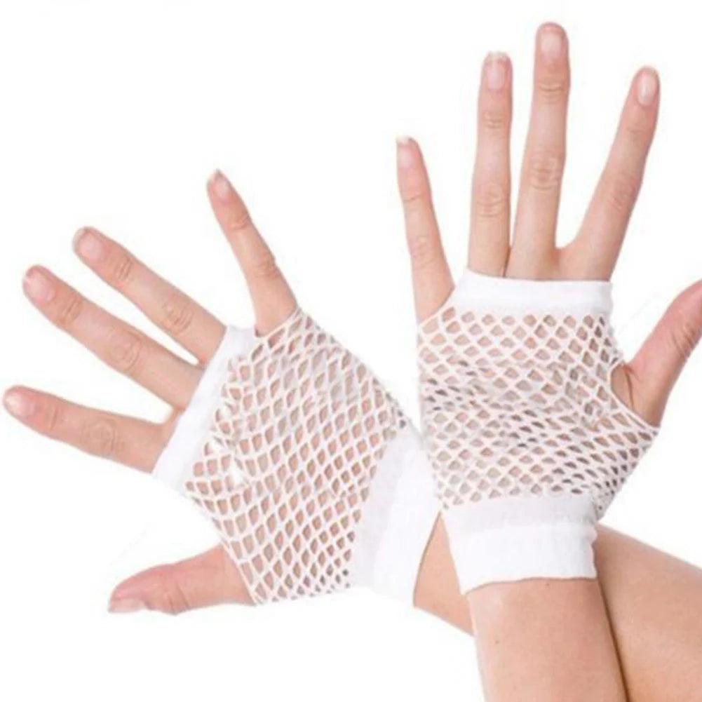 Gants en Filet Sexy et à la Mode pour Mariées et Soirées - Variante