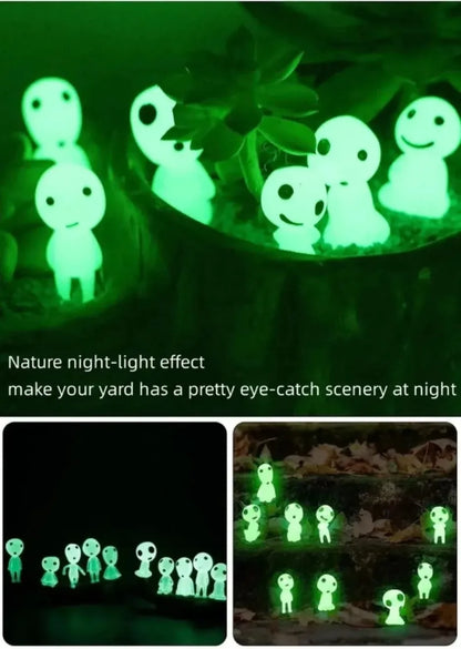 Lutins de Jardin Lumineux en Résine - Décoration de Micro-Paysages