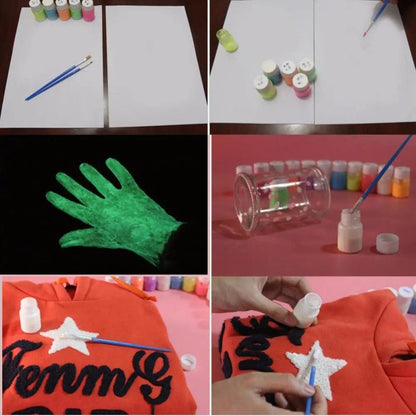 Peinture Fluorescente Lumineuse pour Fêtes et Projets d'Art