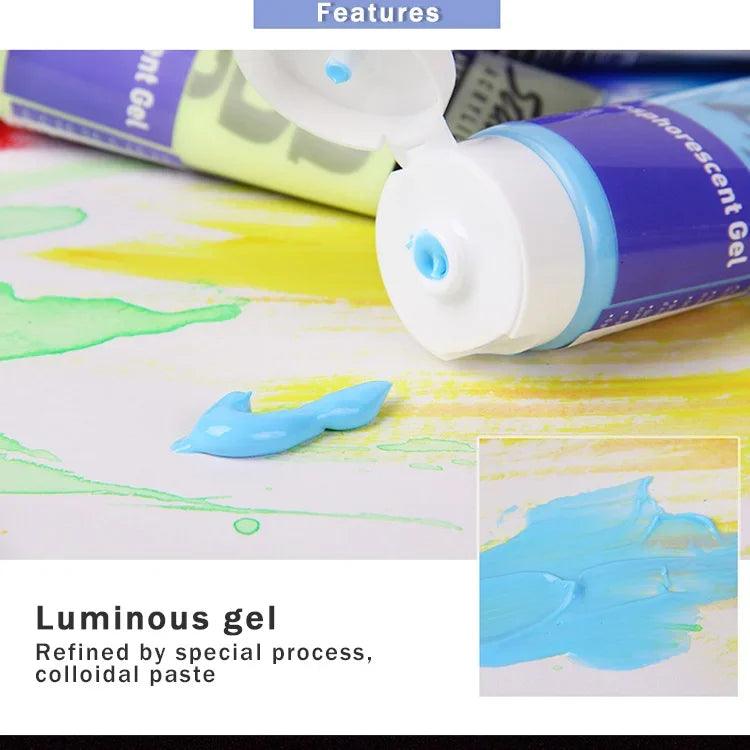 Peinture Acrylique Lumineuse Phosphorescente Pebeo pour DIY et Décoration