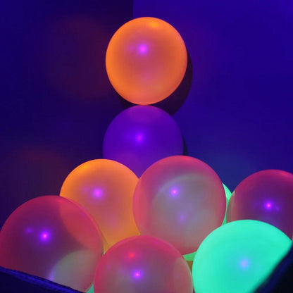 Ballons Réactifs UV pour Fêtes Fluorescentes