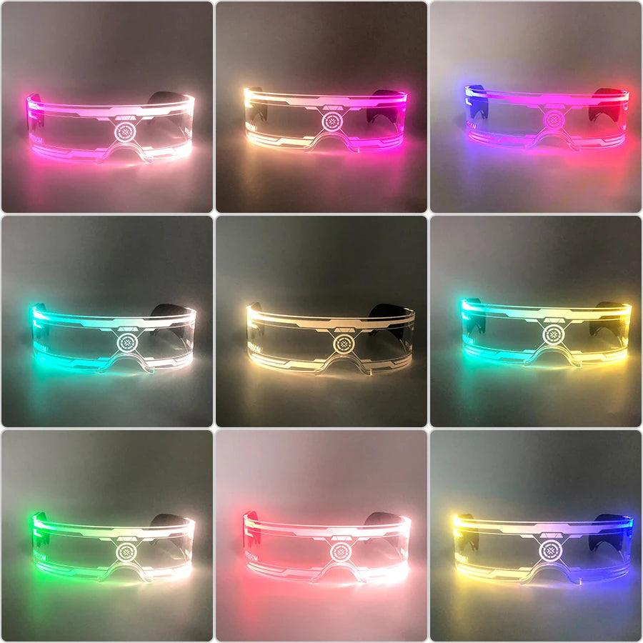 Lunettes LED Interactives pour Soirées et Performances Artistiques