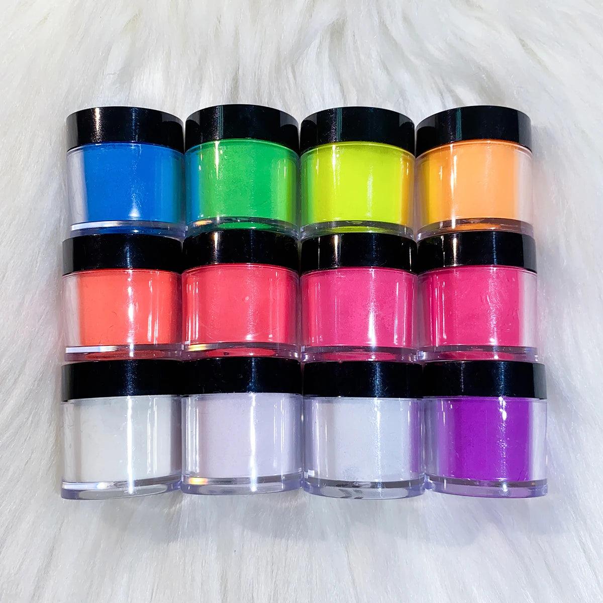 Poudre phosphorescente pour ongles - Pour une manucure lumineuse et colorée