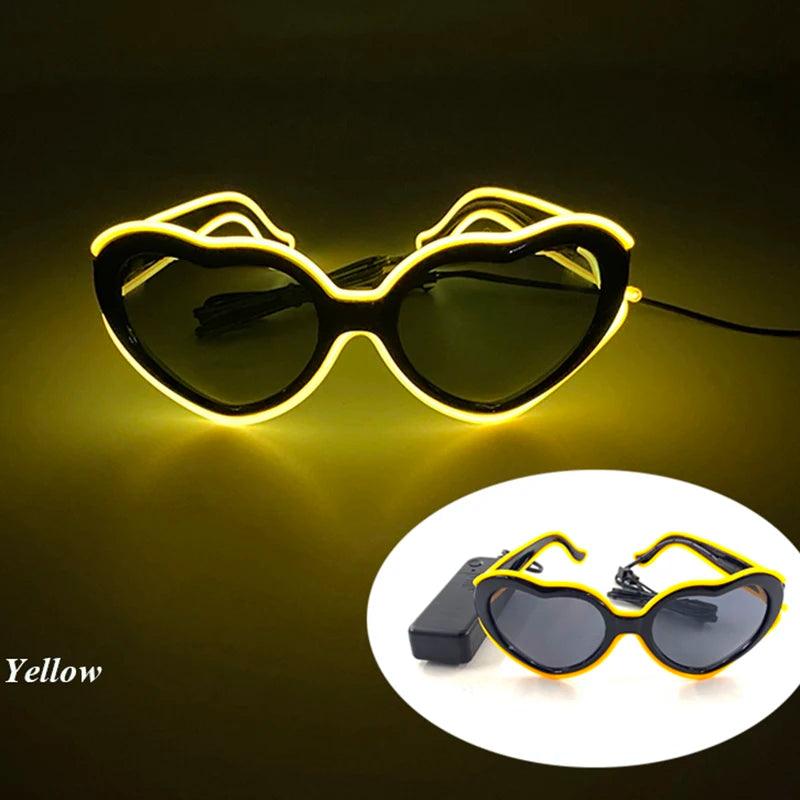 Lunettes LED Interactives pour Soirées et Performances Artistiques - Variante