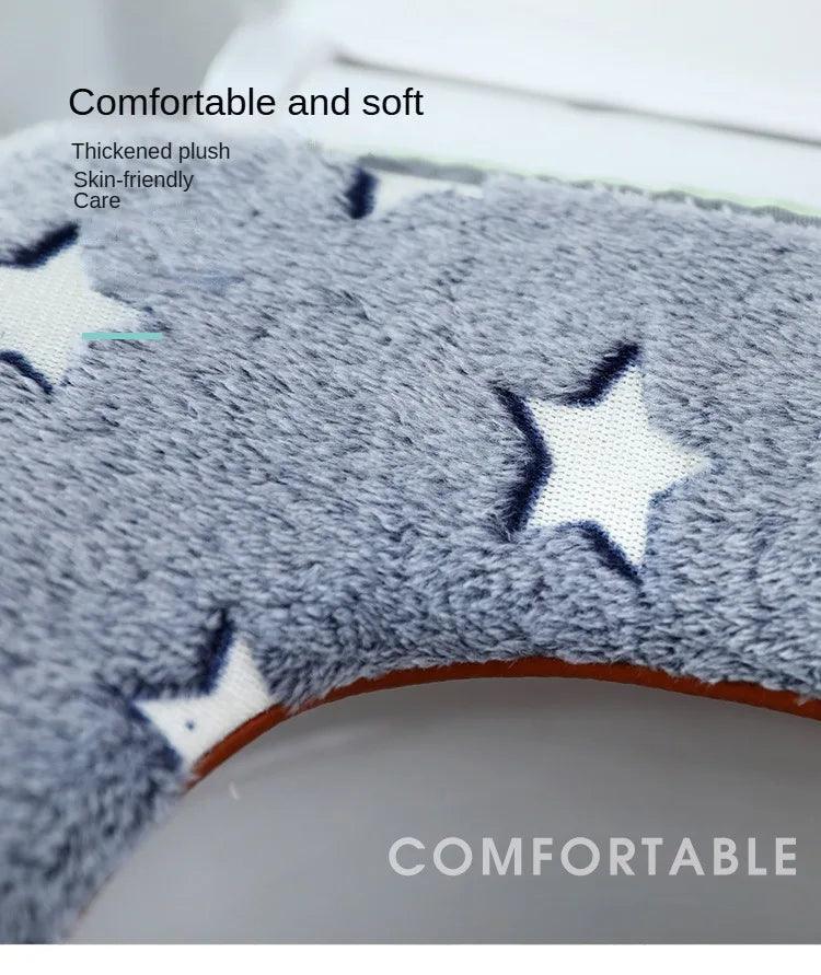 Tapis de Toilette Confortable et Hygiénique en Flanelle