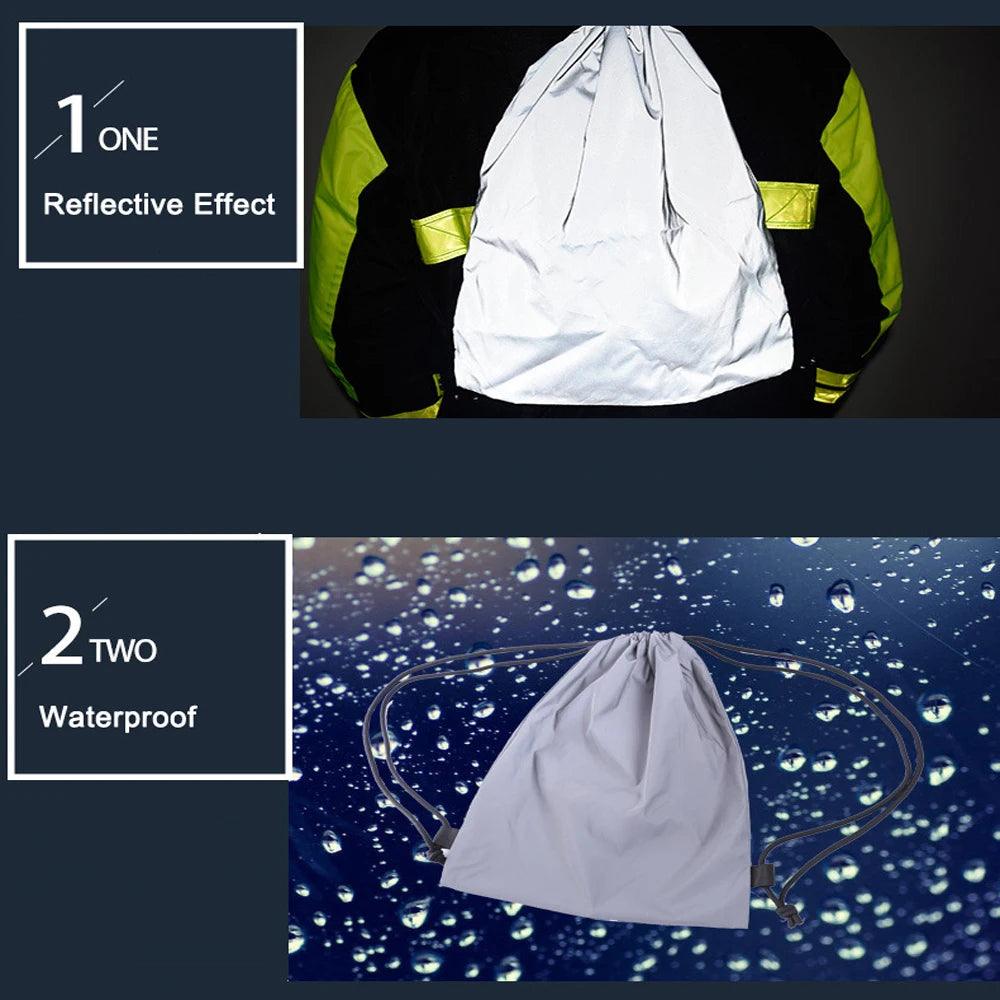 Sac Réfléchissant en Polyester - Accessoire de Mode Lumineux pour une Visibilité Nocturne Accrue