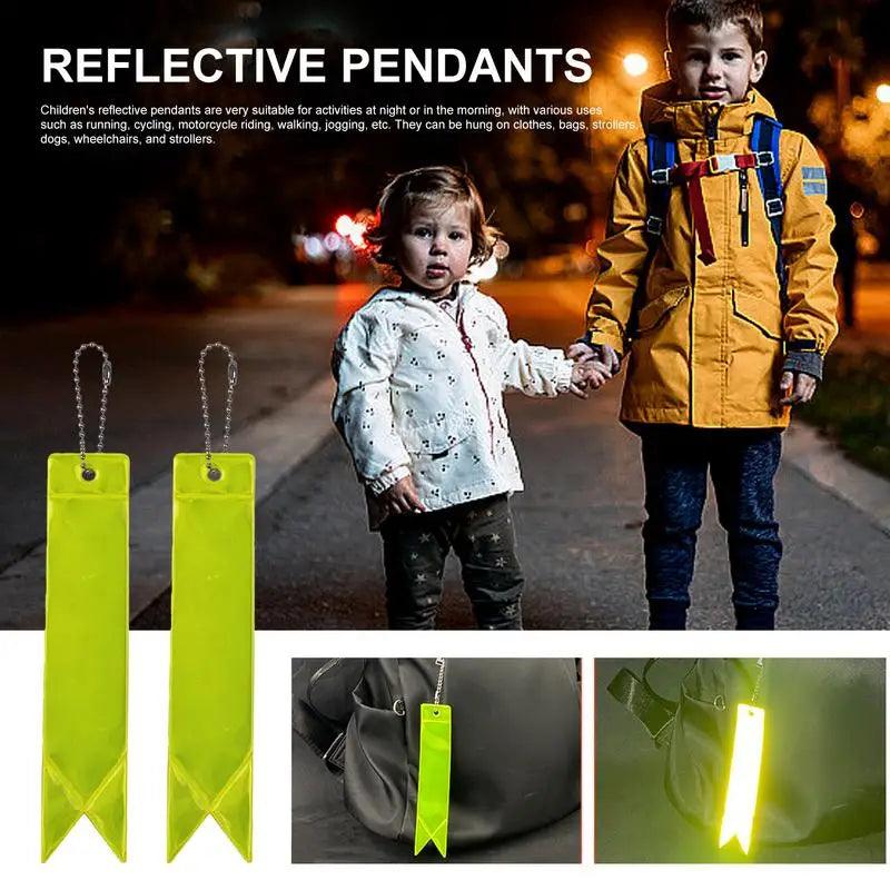 Pendentif Réfléchissant pour Enfants : Accessoire Fluorescent pour une Sécurité Optimale