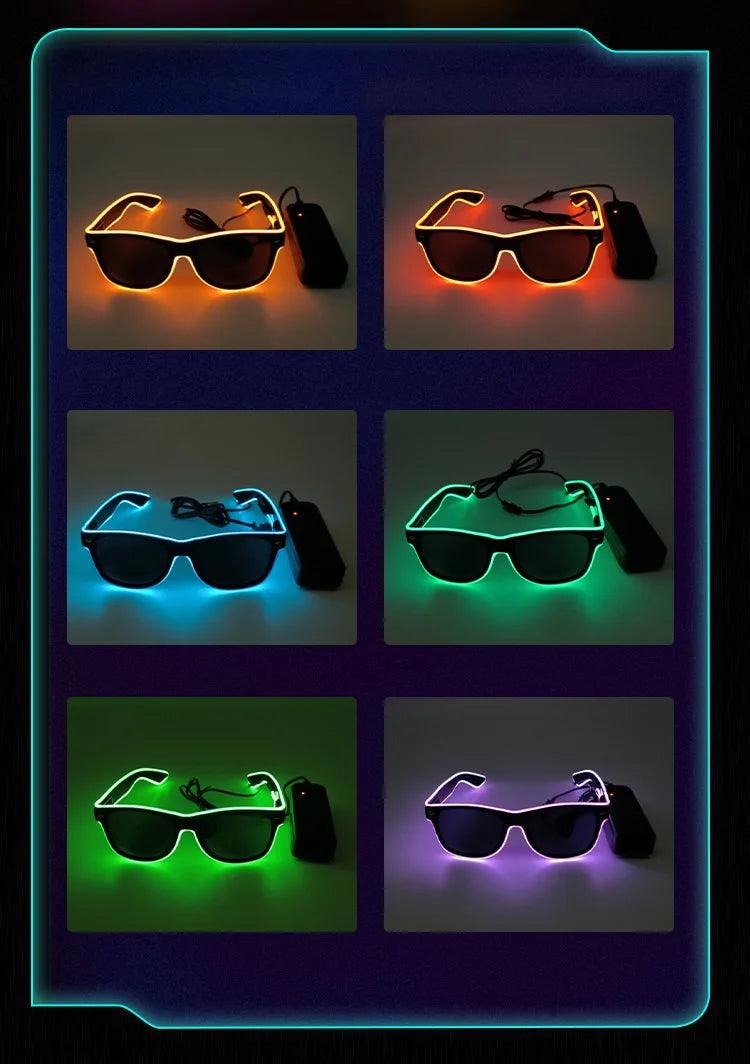 Lunettes Lumineuses pour Festivités et Événements Spéciaux