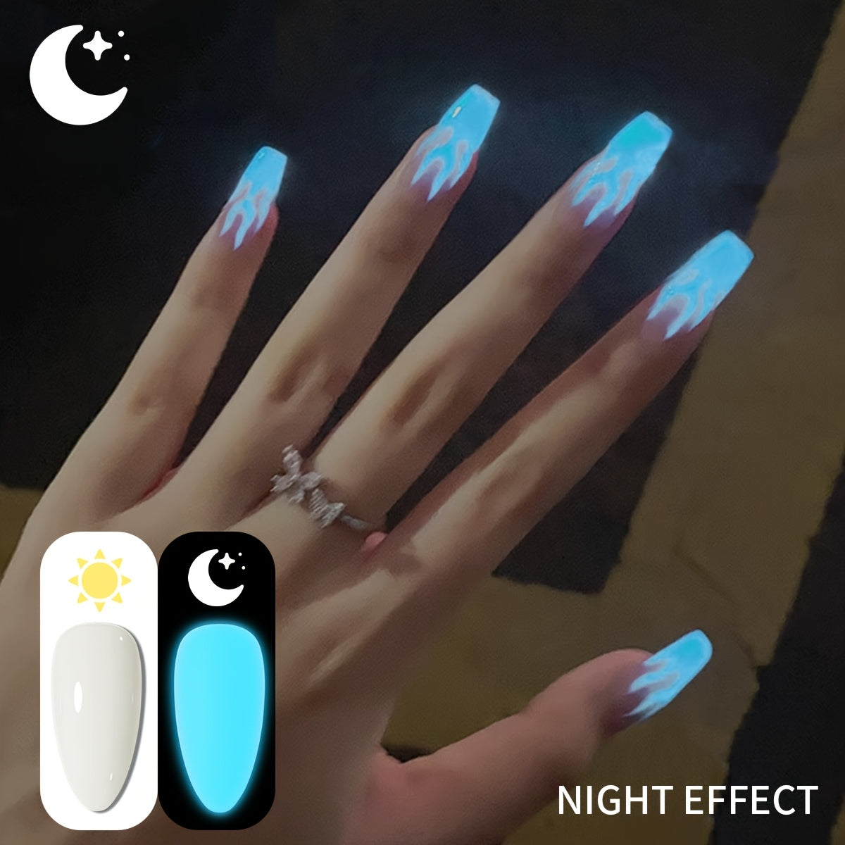 Gel Brillant Dans L'Obscurité - Accessoire Phosphorescent Pour Soirées Et Événements